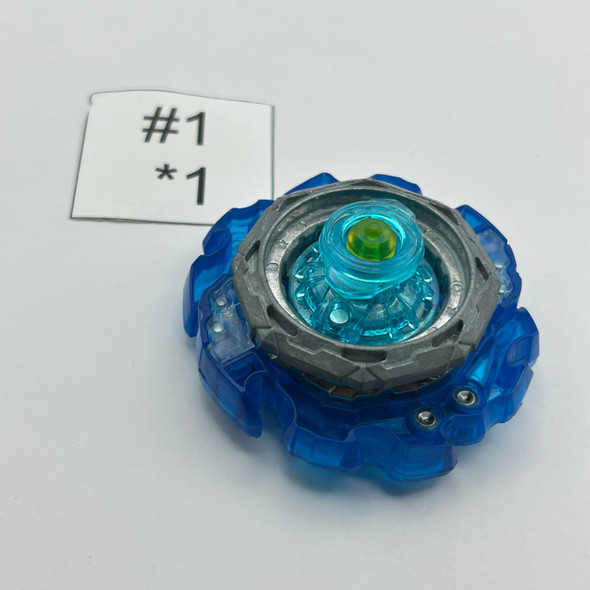 TAKARA TOMY King Helios Blue MM Giga Zeal-10 Burst BU DB Beyblade B-203 [USED]