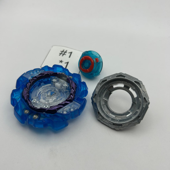 TAKARA TOMY King Helios Blue MM Giga Xtreme' Burst BU DB Beyblade B-203 [USED]