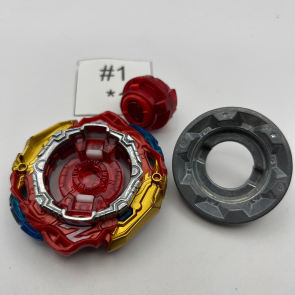 TAKARA TOMY Zest Achilles Tapered Dimension' Burst Beyblade B-201 [USED]
