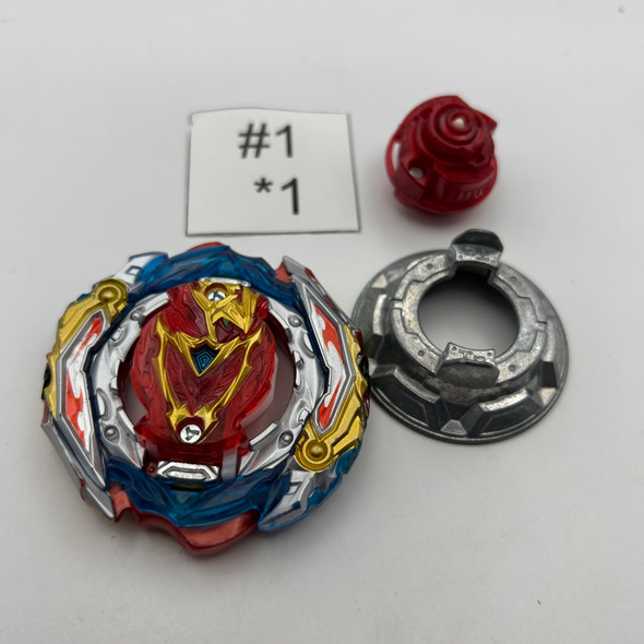 TAKARA TOMY Zest Achilles Tapered Dimension' Burst Beyblade B-201 [USED]