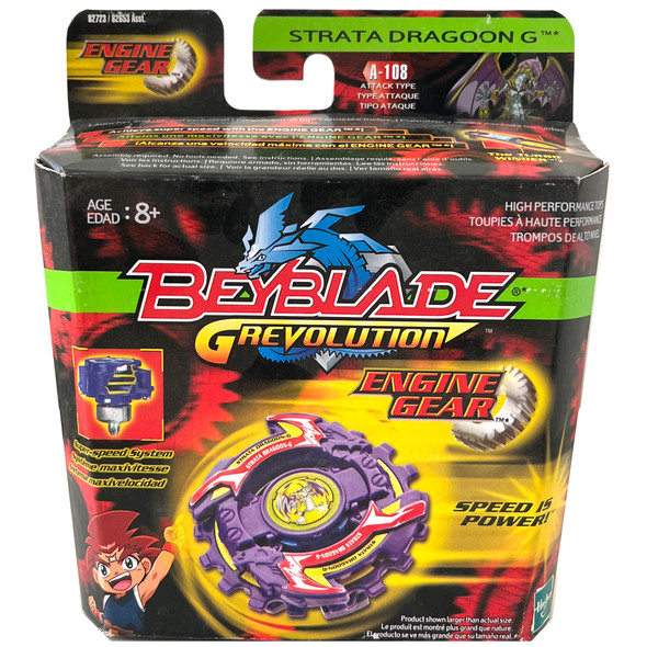 HASBRO Strata Dragoon G Original Series G-Revolution Engine Gear Beyblade A-108