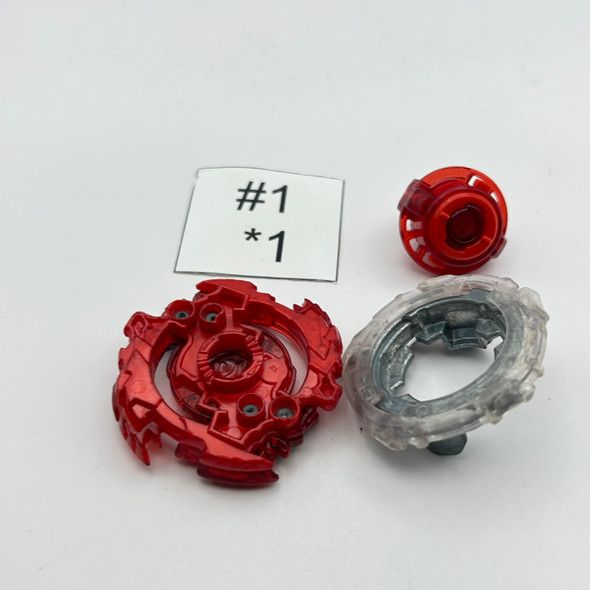 TAKARA TOMY Lost Longinus / Luinor 6Meteor Fusion Burst God Beyblade B-111 07 [USED]