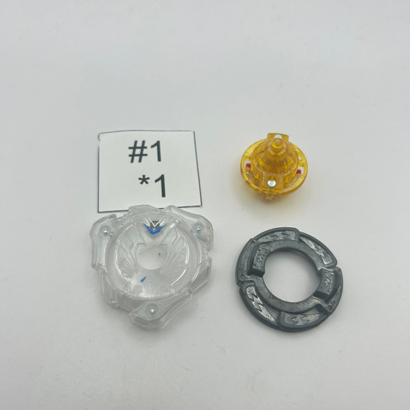 TAKARA TOMY Valkyrie / Valtreyk Wing Accel' (Platinum Ver.) (CoroCoro Exclusive) Burst Beyblade B-00 [USED]