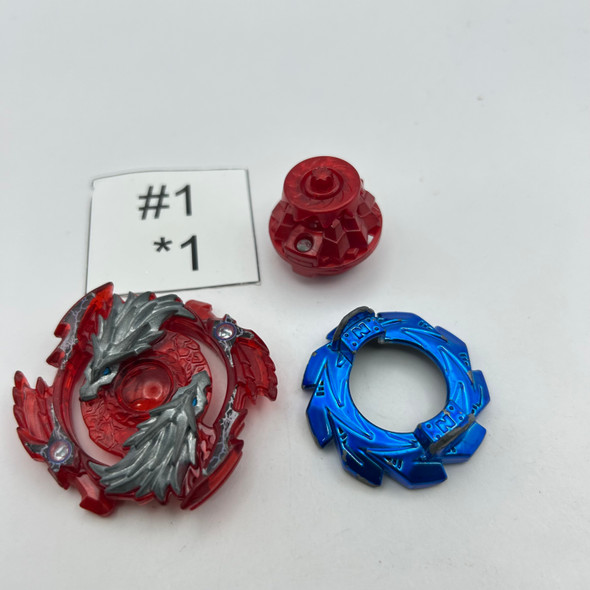TAKARA TOMY Lost Longinus / Luinor Nine Spiral  Burst God Beyblade B-111 07 [USED]