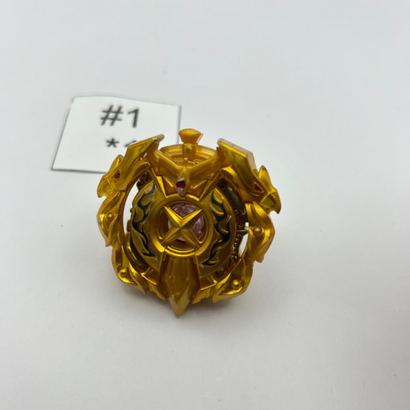 TAKARA TOMY Xcalibur / Xcalius Force Quick' Burst Beyblade B-23 Gold Version [USED]