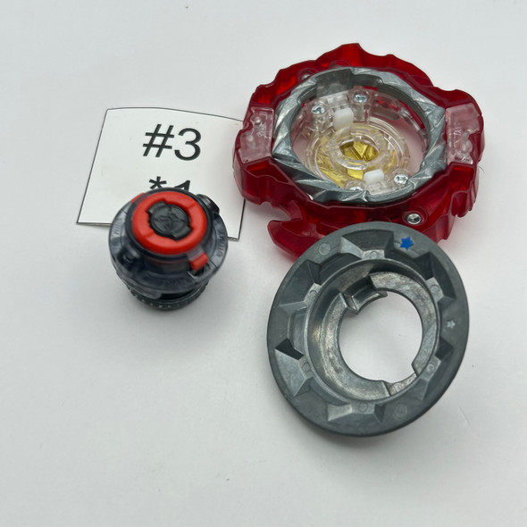 TAKARA TOMY Super Hyperion Tapered Xcced'X Burst BU DB Beyblade B-203 [USED]