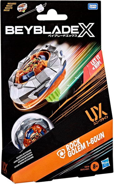 HASBRO Rock Golem 1-60UN Beyblade X Starter UX-13