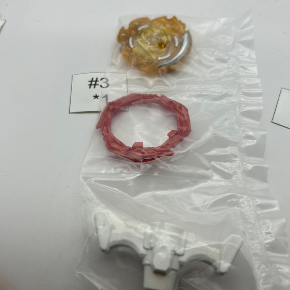TAKARA TOMY Hollow Ragnaruk + AGEAR Burst DB Beyblade B-201 [USED]