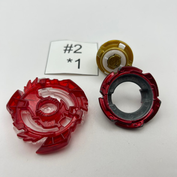 TAKARA TOMY Burst Beyblade RED GOLD Victory Valkyrie Boost Variable B-49 05 [USED]
