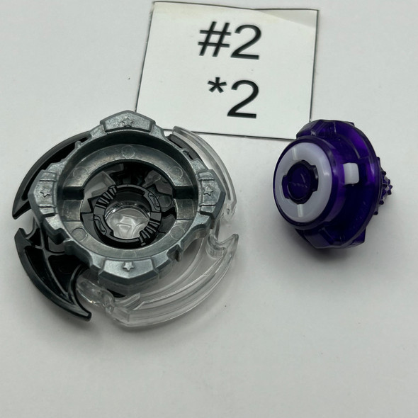 TAKARA TOMY Dark Deathscyther / Doomscizor Force Jaggy *2 Burst Beyblade B-42 [USED]