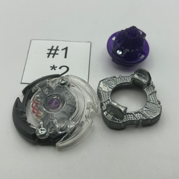 TAKARA TOMY Dark Deathscyther / Doomscizor Force Jaggy *2 Burst Beyblade B-42 [USED]