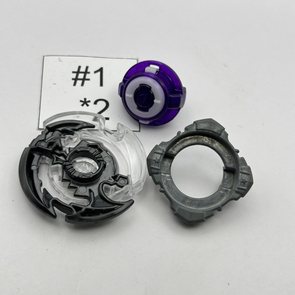 TAKARA TOMY Dark Deathscyther / Doomscizor Force Jaggy *2 Burst Beyblade B-42 [USED]