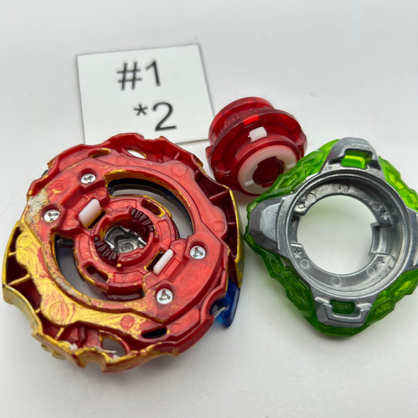 TAKARA TOMY Union Achilles Convert Xtend+ Retsu *2 Burst GT Beyblade B-150 [USED]