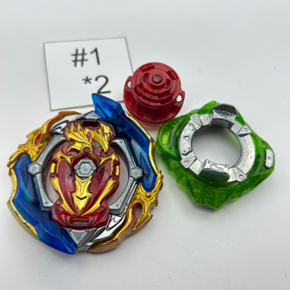 TAKARA TOMY Union Achilles Convert Xtend+ Retsu *2 Burst GT Beyblade B-150 [USED]