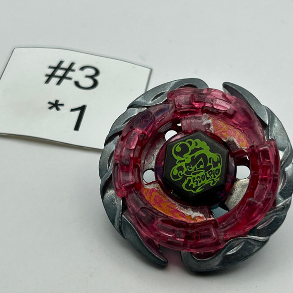 TAKARA TOMY Killer Wolf 100WF Metal Fusion Beyblade BB-31 04 [USED]