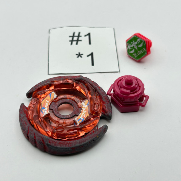 TAKARA TOMY Thermal Aquario 125SF Metal Fight / Metal Fusion Beyblade BB-56 Custom Combo[USED]