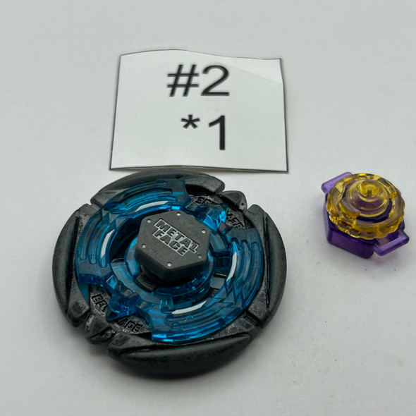 TAKARA TOMY Flame Eagle / Aquila 100S Mitsuya Blue Beyblade Metal Fight / Metal Fusion BB-00 [USED]