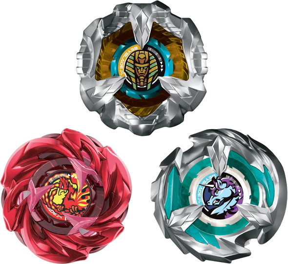 HASBRO Beyblade X  Yggdrasil Team Pack G3393 w/ Rudder Phoenix, Sting Unicorn & Cowl Sphinx