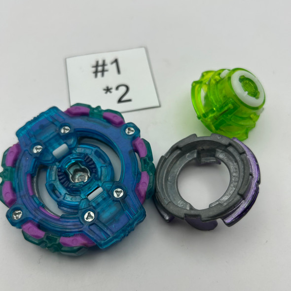 TAKARA TOMY Poison Dragon 0 Yard Random Layer Vol. 2 01 Custom Combo Burst GT Beyblade B-147 [USED]