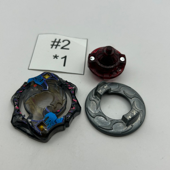 TAKARA TOMY Spriggan / Spryzen Spread Fusion *2 Black WBBA Burst Beyblade B-02 [USED]