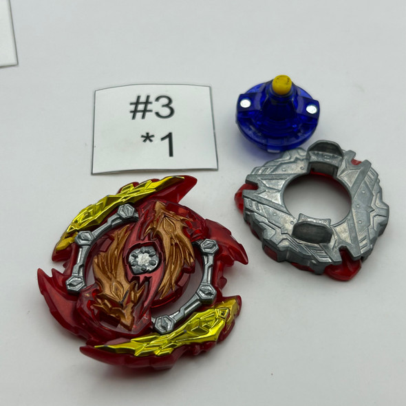 TAKARA TOMY Zwei Longinus Blitz Xtreme (Slashing Dragon Ver.) Burst Rise GT WBBA Beyblade B-00 [USED]