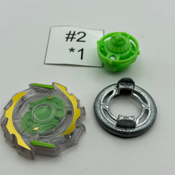 HASBRO Unicorn / Unicrest  Ring Defense Beyblade Custom Set Defense & Stamina Burst Beyblade B-22 [USED]