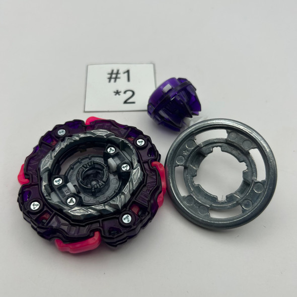 TAKARA TOMY Barricade Lucifer .Il.BMb-10 *2 Burst Ultimate DB QuadDrive Beyblade B-206 [USED]