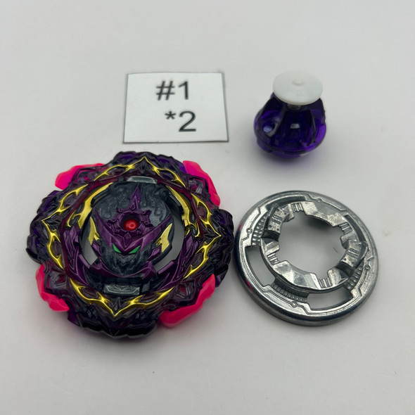 TAKARA TOMY Barricade Lucifer .Il.BMb-10 *2 Burst Ultimate DB QuadDrive Beyblade B-206 [USED]