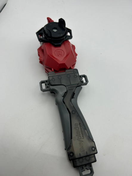 TAKARA TOMY Red Black Custom BeyLauncher LR, Beyblade Burst DB String Launcher [USED]  #3