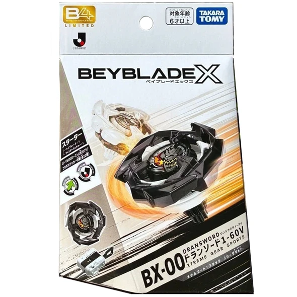 TAKARA TOMY Dran Sword 1-60V Beyblade X Starter BX-00 [ J.Leauge Black Version ]