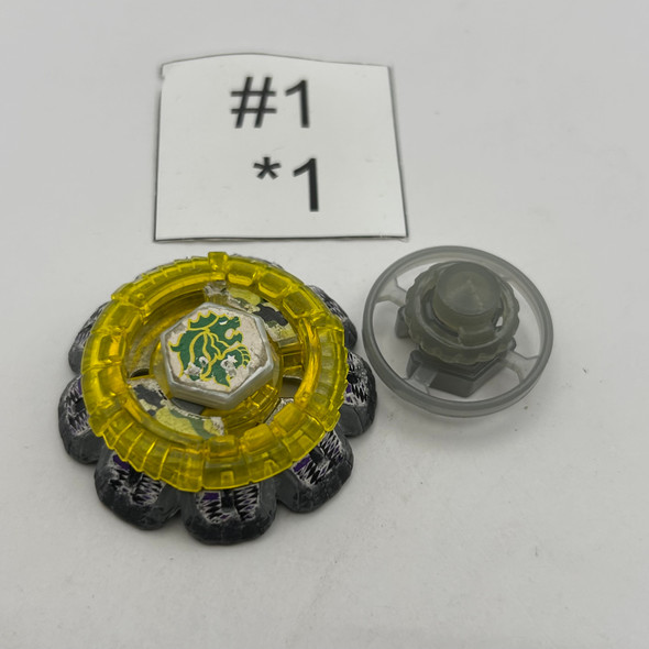 TAKARA TOMY Divine Gold Leone D125D Metal Fusion Beyblade BB-37 07 [USED]