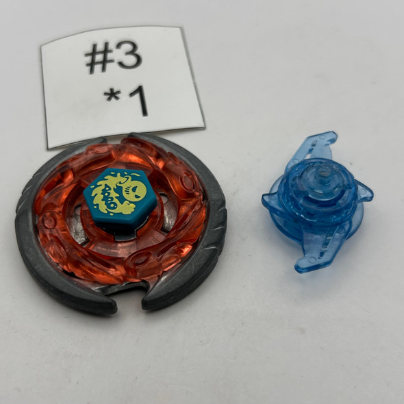 TAKARA TOMY Thermal Aquario W125HF Metal Fight / Metal Fusion Beyblade BB-56 Custom Combo[USED]