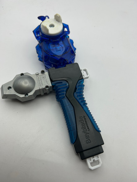 TAKARA TOMY Custom BeyLauncher B-187 #4 LR Beyblade Burst Dynamite String Launcher B-184 #1 [USED]