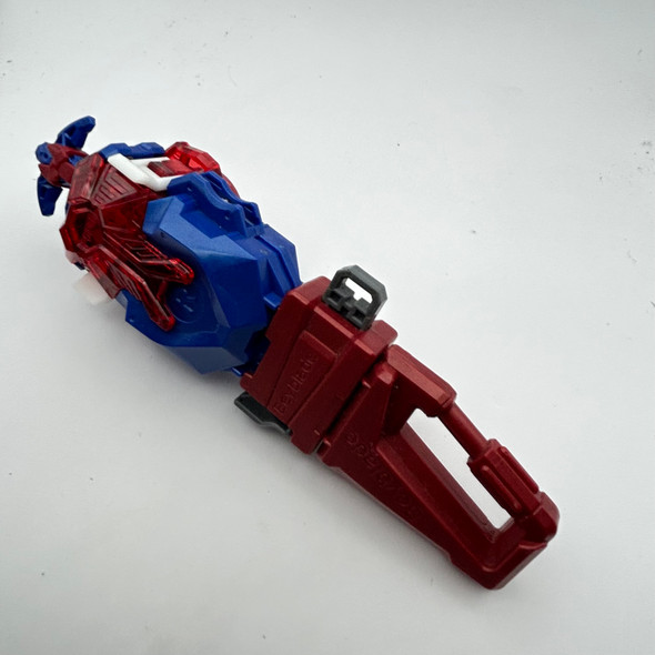 TAKARA TOMY Custom BeyLauncher B-187 #7 LR Beyblade Burst Dynamite String Launcher B-184 #1 [USED]