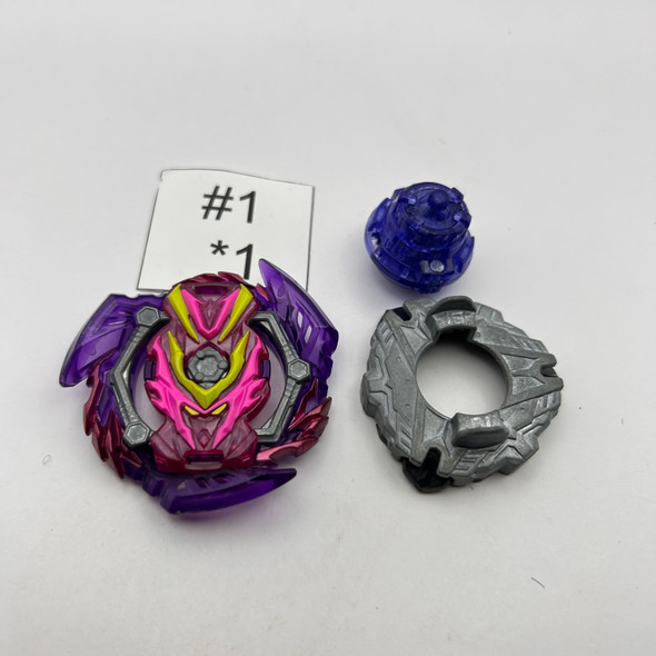TAKARA TOMY Purple Slash Valkyrie Blitz Power Burst GT Beyblade B-140 04 [USED]
