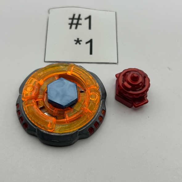 TAKARA TOMY Rock Cancer 125SF Beyblade Metal Fight / Metal Masters BB-96 [USED]