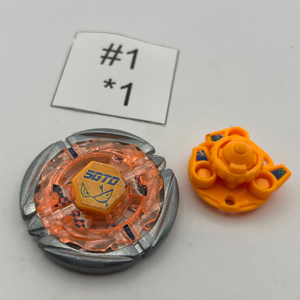  TAKARA TOMY Orange Flame Sagittario C145S Metal Fight / Metal Masters Beyblade BB-100 08 [USED]