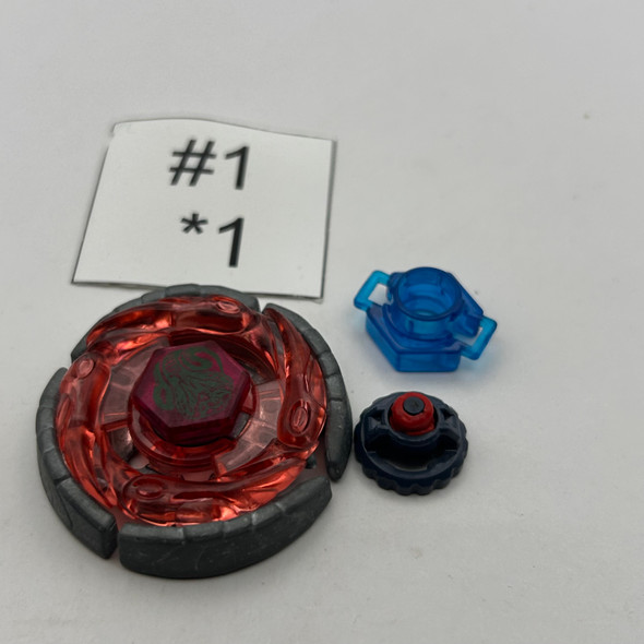 TAKARA TOMY Earth Aquario 100CS Metal Fight / Metal Fusion Beyblade BB-56 Custom Combo[USED]