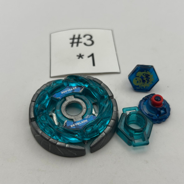 TAKARA TOMY Earth Aquario 90CS  Beyblade Metal Fight / Metal Masters BB-86 Custom Combo [USED]