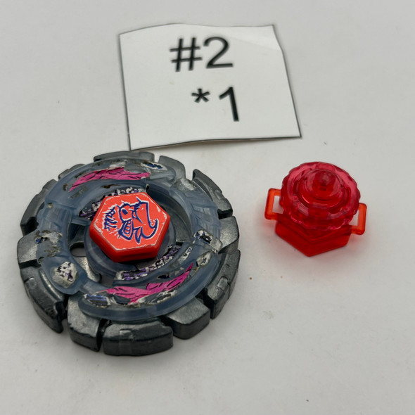 TAKARA TOMY Dark Bull Red 125SF Two Metal Fusion Plastic Beyblade BB-45 07 [USED]