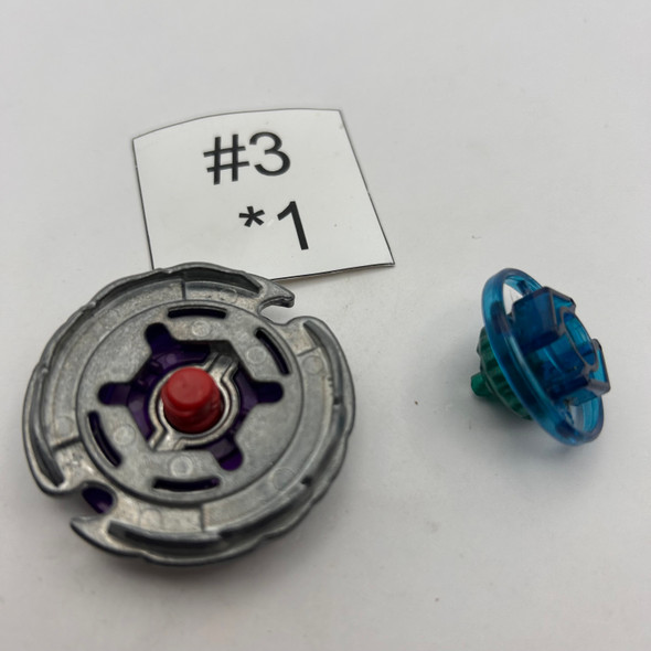 TAKARA TOMY Killer Wolf D125HF Metal Fusion Random Booster Vol. 3 Beyblade BB-44 04 [USED]