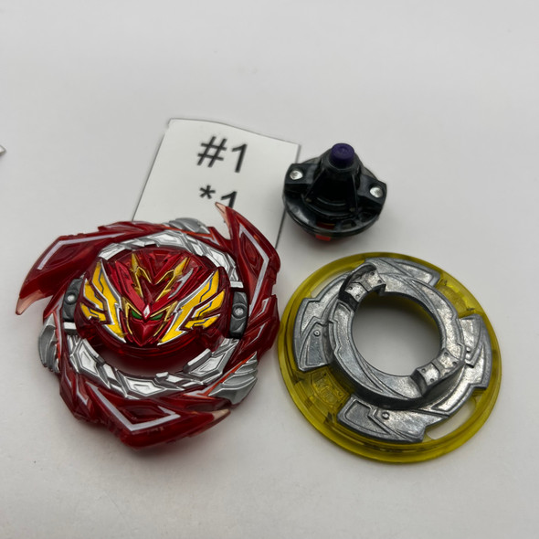 TAKARA TOMY Savior Valkyrie / Salvage Valtryek Moon Xtreme' Burst DB Beyblade B-187 Rashad Version [USED]