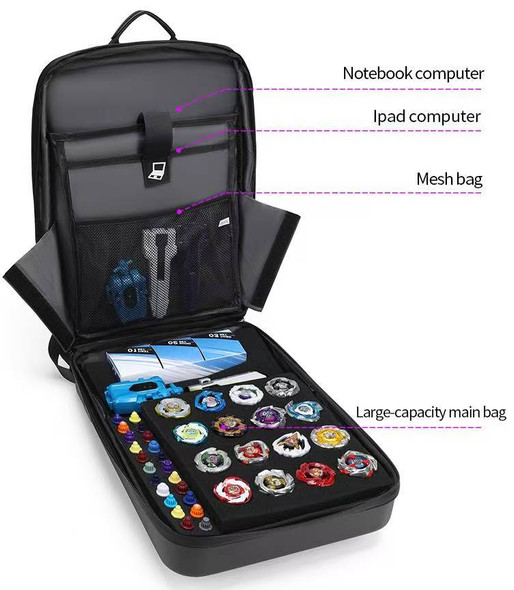 BeysCollector Backpack Carrying Case for All Generations of Beyblade
