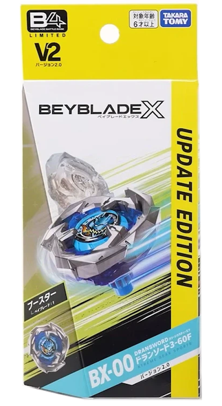 TAKARA TOMY Dran sword 3-60F Beyblade X Updated Version 2.0 BX-00