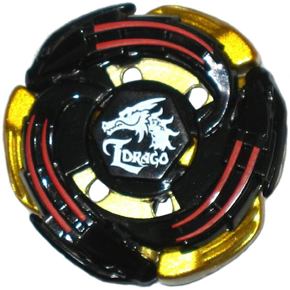 Lightning L-Drago 100HF, Kyokuryuu Version, BLACK GOLD Metal Fusion Beyblade Booster