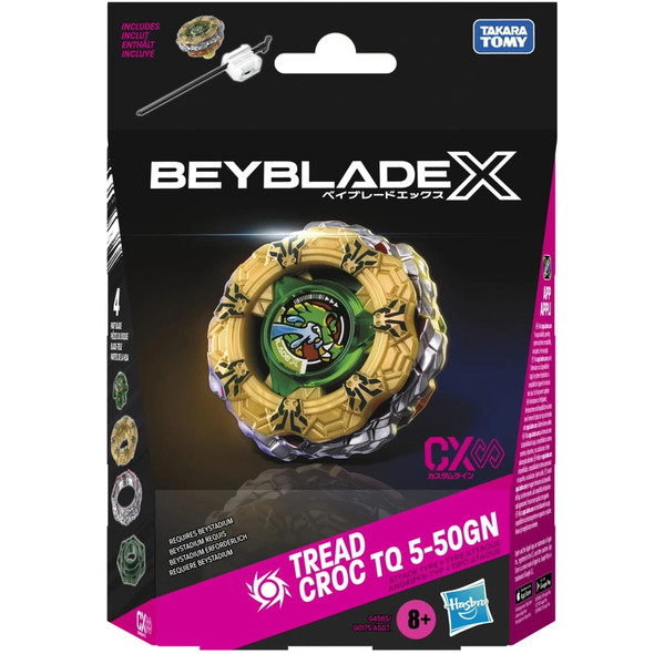 HASBRO Beyblade X Starter Tread Croco TQ5-50GN G4565 /  CX-19