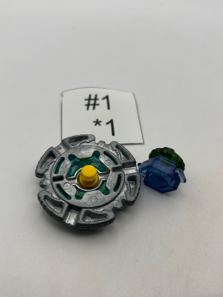 TAKARA TOMY Torch aries Hybrid Wheel Custom Set Stamina & Defense Type Beyblade Metal Fight / Metal Fusion BB-57 [USED]