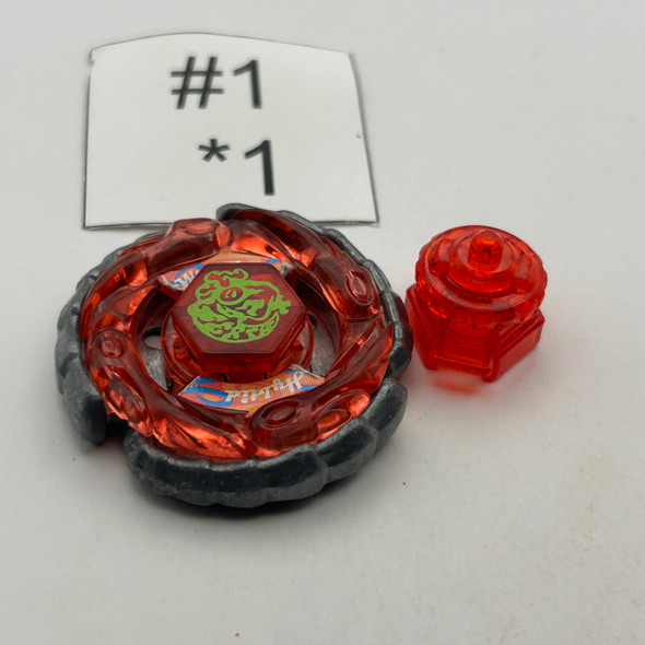 TAKARA TOMY Nightmare Red Aquario 125SF Metal Fight / Metal Fusion Beyblade BB-56 Custom Combo[USED]