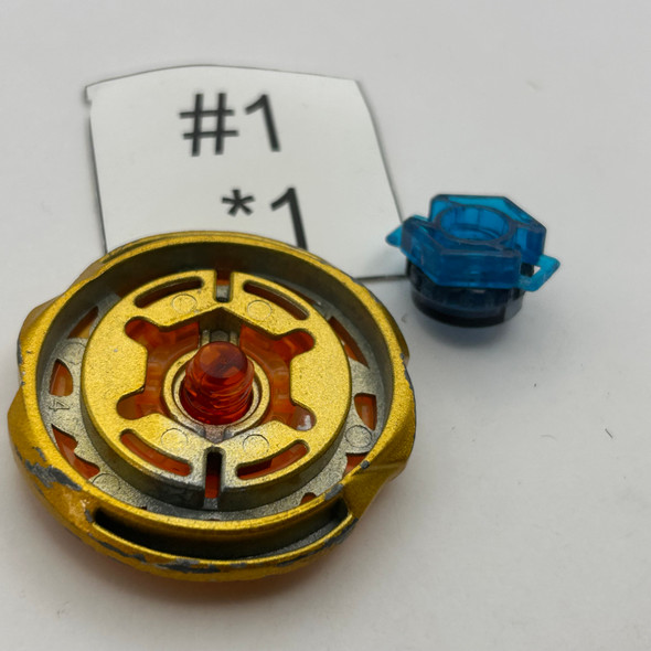 TAKARA TOMY Burn Cancer / Gasher 85WD Orange Random Booster Light Vol. 1 Metal Fight / Metal Fusion Beyblade BB-31 [USED]