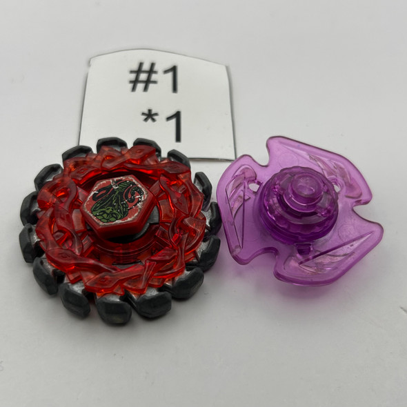 TAKARA TOMY Poison Serpent Beyblade Metal Fight / Metal Masters BB-82 07 Custom Combo[USED]